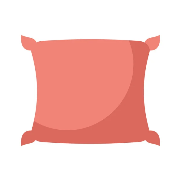 Diseño aislado del vector de almohada para el hogar — Vector de stock