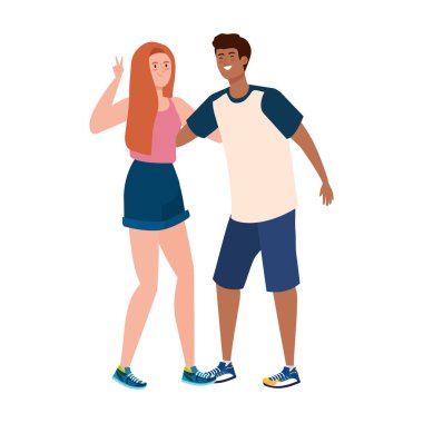 Mutlu çift, sağlıklı yaşam tarzı, bayramı kutluyor.