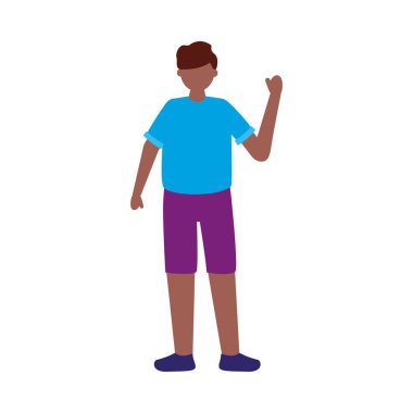 İzole edilmiş Avatar Adam vektör tasarımı