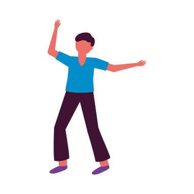 İzole edilmiş Avatar Adam vektör tasarımı