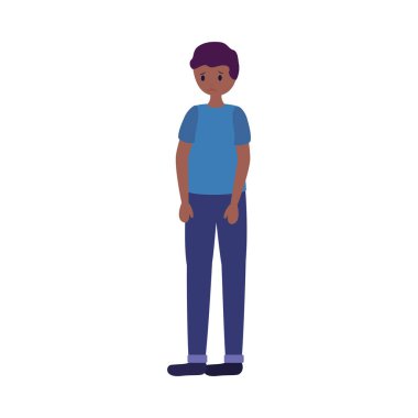 İzole edilmiş Avatar Adam vektör tasarımı