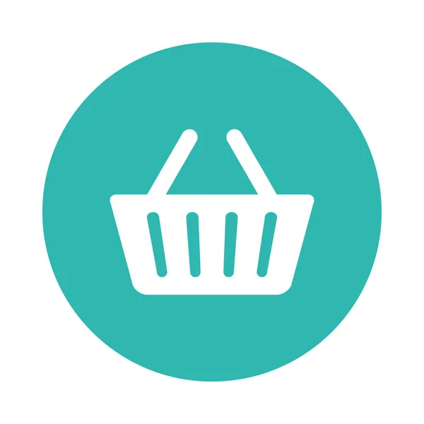 Shopping basket icon vector design — Stock Vector