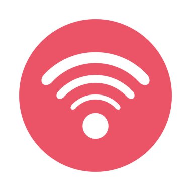 İzole edilmiş wifi bölgesi vektör tasarımı