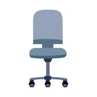 İzole ofis koltuğu vektör tasarımı