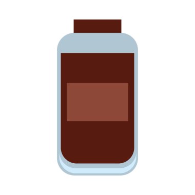 İzole kahve kavanozu vektör tasarımı