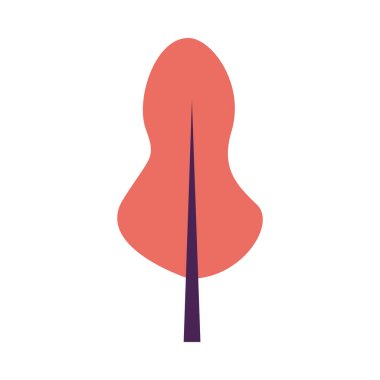 İzole mevsim ağacı vektör tasarımı