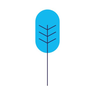 İzole mevsim ağacı vektör tasarımı