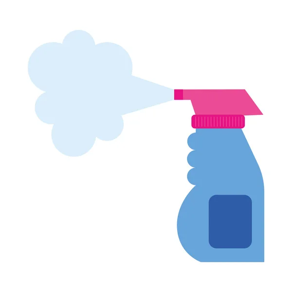 Botella aislada con diseño de vectores de humo — Vector de stock