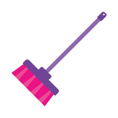 İzole fırça ikonu vektör tasarımı