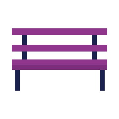 Park bank ikonu vektör tasarımı