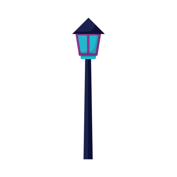 Park lamp pictogram vector ontwerp — Stockvector