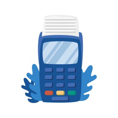 Yaprak vektör tasarımlı datafon