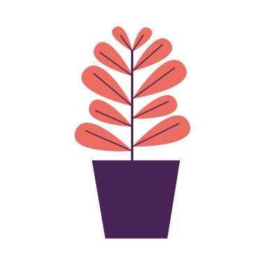 Ot vektör tasarımı içinde izole edilmiş bitki