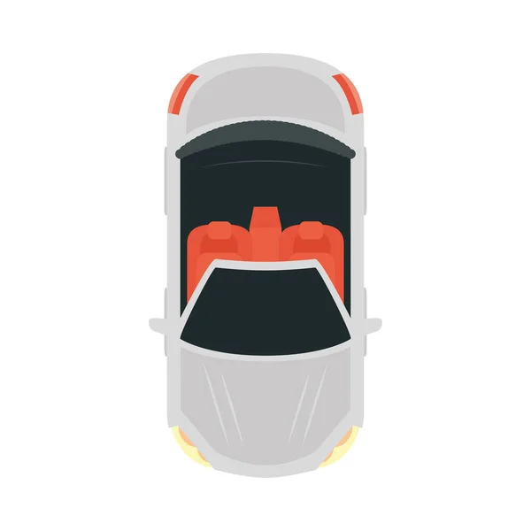Αυτοκίνητο όχημα top view διανυσματική σχεδίαση — Διανυσματικό Αρχείο