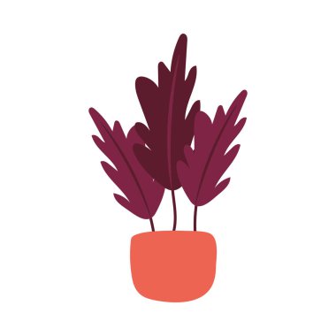 Ot vektör tasarımı içinde izole edilmiş bitki