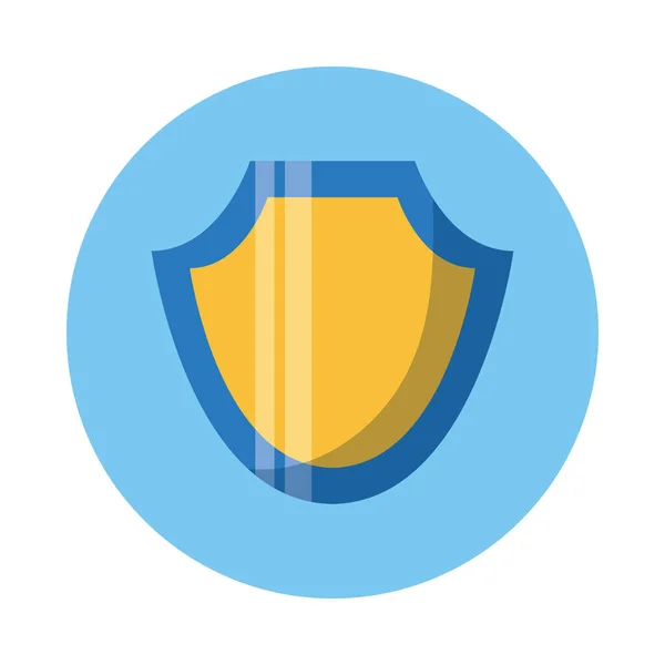 Isolated shield icon vector design — Stock Vector