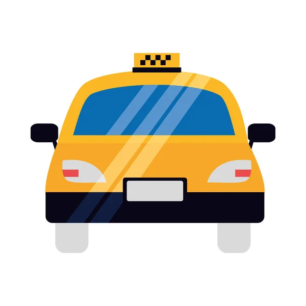 Μεμονωμένο αυτοκίνητο ταξί διανυσματικό σχεδιασμό — Διανυσματικό Αρχείο