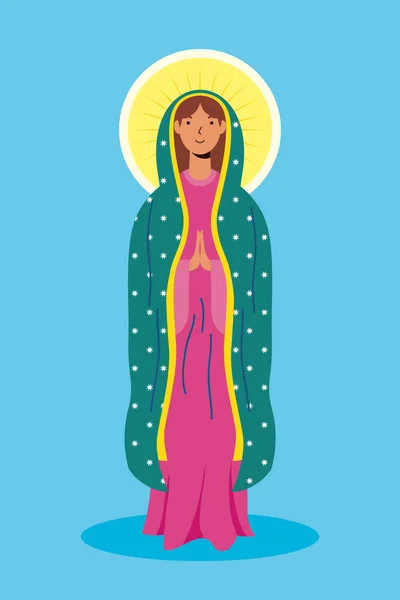 Hypothèse de belle vierge Mary — Image vectorielle