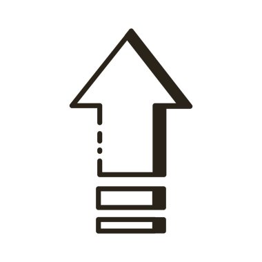 ok yukarı yönlü satır biçimi simgesi