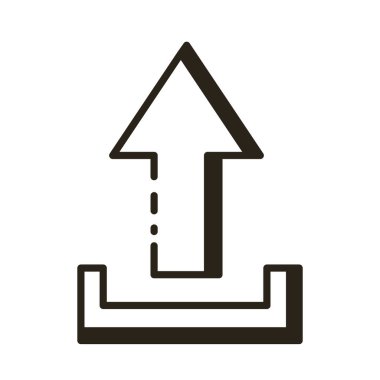 ok yukarı yönlü satır biçimi simgesi