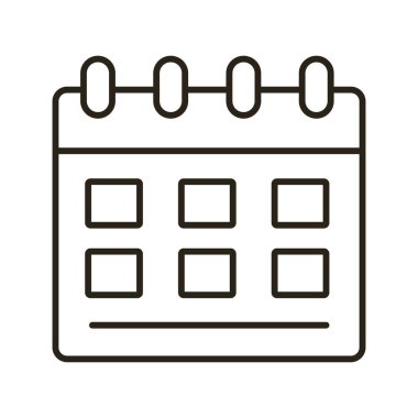 takvim hatırlatıcı satır biçimi simgesi