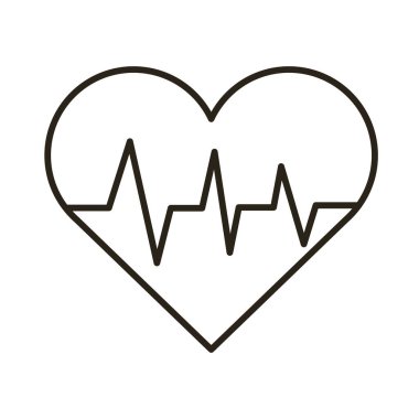 kalp çizgisi biçimi simgesi