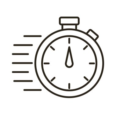 kronometre zaman çizgisi biçimi simgesi