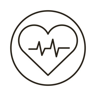 kalp çizgisi biçimi simgesi