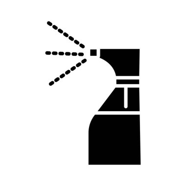 Sprey şişe tıbbi ürün siluet biçimi