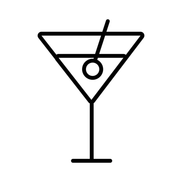 Frischer tropischer Cocktailstil — Stockvektor