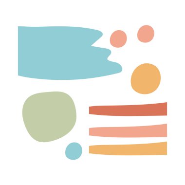 çağdaş sanat eseri el çizimi biçim simgesi