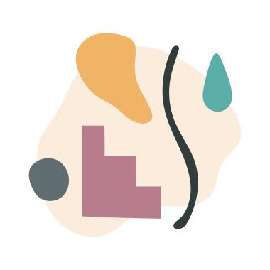 çağdaş sanat eserleri düz biçim simgesi