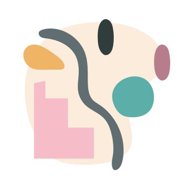 çağdaş sanat eserleri düz biçim simgesi