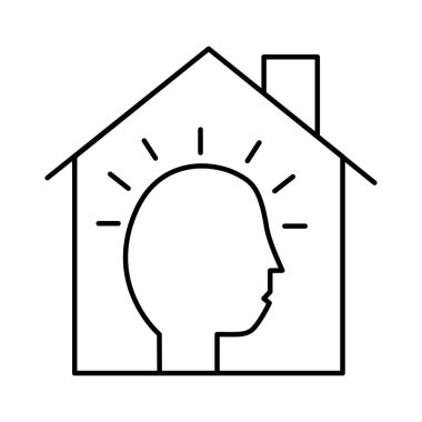 İnsan profili ev çizgisi biçiminde kalır