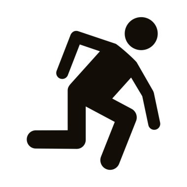 çalışan avatar figürü siluet biçimi simgesi