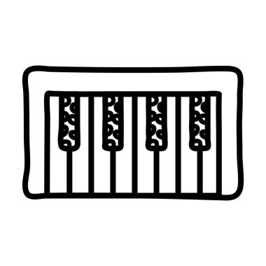 piyano enstrümanı satır simgesi