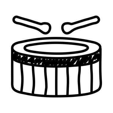 davul enstrüman satır biçimi simgesi