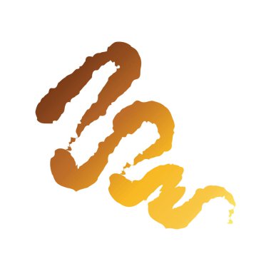 Fırça darbesi bozan tarzda yaratıcı tasarım