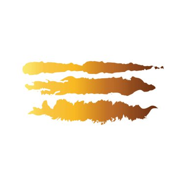 yatay çizgiler ve dalgalar fırça darbesi bozan tarzda yaratıcı tasarım