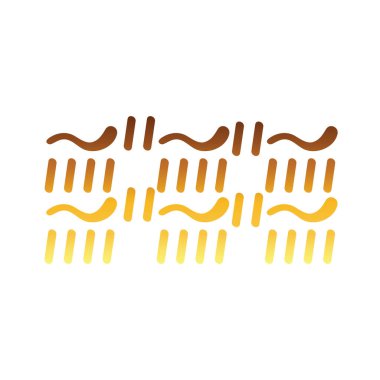 Dalgalar ve çizgiler fırça darbesi bozan tarzda yaratıcı tasarım