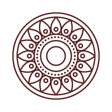 Mutlu raksha bandhan kutlamaları dairesel çerçeve tarzı