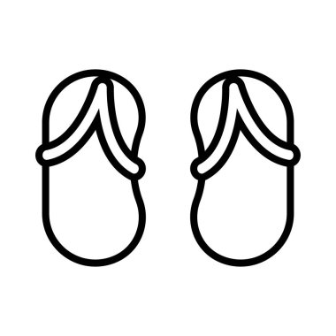 flip flops satır biçimi simgesi