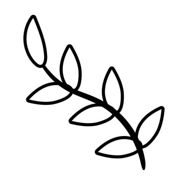 Yaprak çizgisi biçim simgesine sahip dal