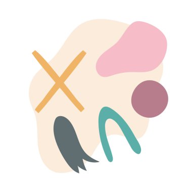 çağdaş sanat eserleri düz biçim simgesi