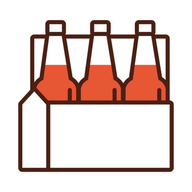 Sepette bira şişeleri uluslararası gündüz içkileri ve doldurma tarzı