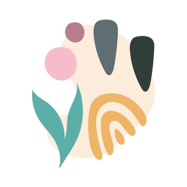 çağdaş sanat eserleri düz biçim simgesi