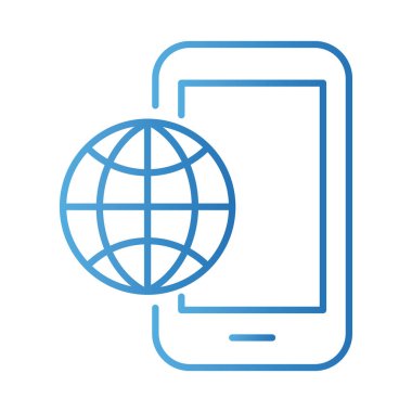 akıllı telefon ile küresel tarayıcı ödemeleri çevrimiçi gradyan biçimi