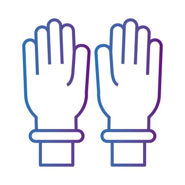 Lastik eldivenli eller.