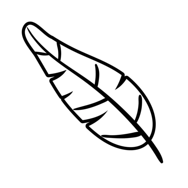 Иконка в стиле листовой линии — стоковый вектор