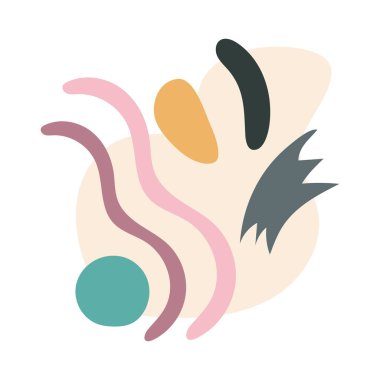 çağdaş sanat eserleri düz biçim simgesi